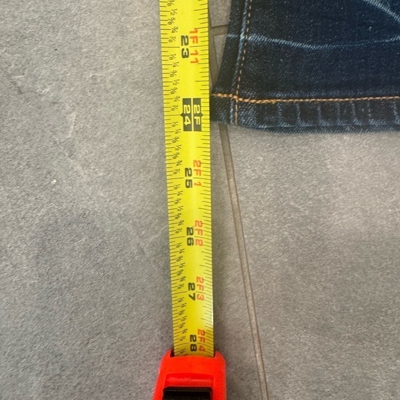 Stylish Blue Jeans with Red Stripe - Picture 9 of 10